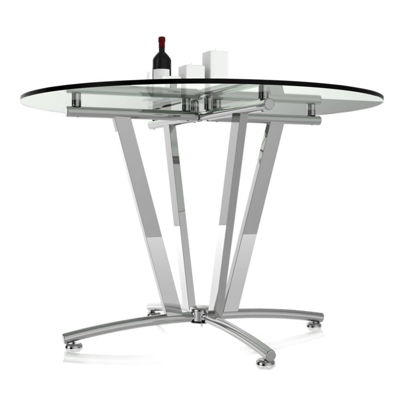 MESA DE JUNTAS 719 GL EN CRISTAL LINEA ITALIA