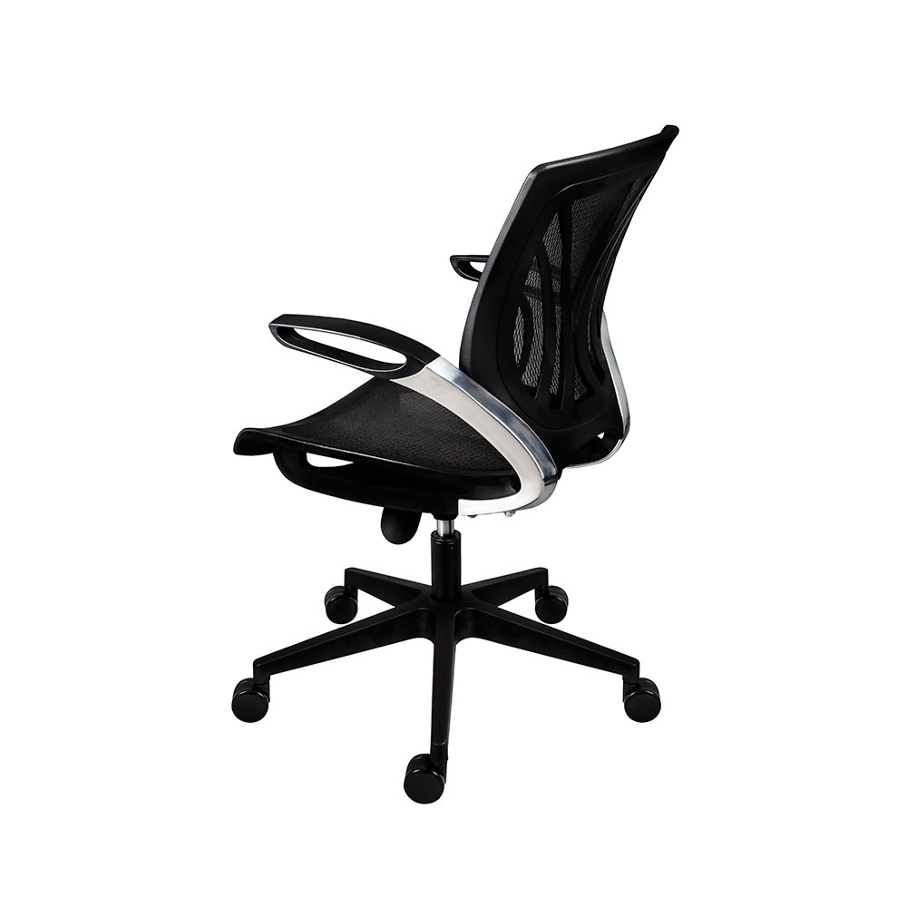 Sillón York asiento en malla negro o blanco